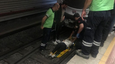 İzmir'de metro istasyonunda intihar girişimi