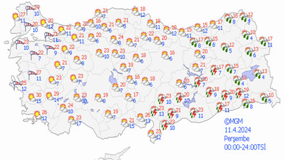 Meteoroloji’den sağanak yağış ve fırtına uyarısı