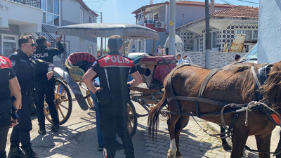 Edirne'de husumetli faytoncular çatıştı, iki kişi yaralandı