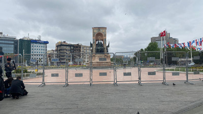 1 Mayıs’a bir gün kala polis ablukası: Taksim Meydanı bariyerlerle kapatıldı