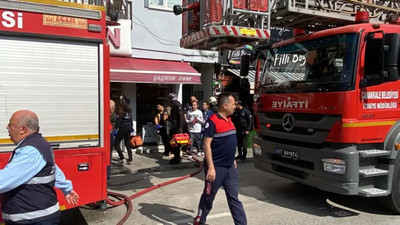 Çanakkale'de dört katlı binada yangın