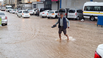 Adana'da fırtına ve sağanak: Ağaçlar devrildi, yollar göle döndü