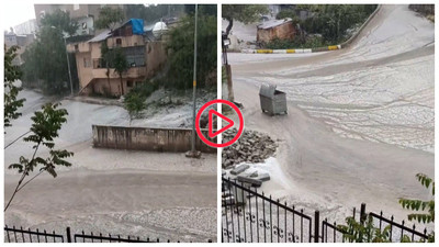 Şırnak'da sağanak etkili oldu: Eski Cizre yolu trafiğe kapandı