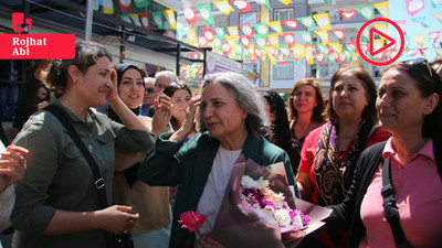 Gültan Kışanak, Diyarbakır'da alkışlar ve zılgıtlarla karşılandı: 'Kobanê vicdan davasıydı, vicdan kazandı'