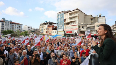 Hatimoğulları Samandağ’da konuştu: Toprağımızın bir karışını vermeyeceğiz