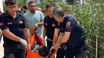 Aydın'da asansör kabininin zemine düşmesi sonucu bir kişi yaralandı