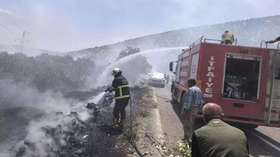 Nusaybin’de bahçede çıkan yangın ormana sıçradı