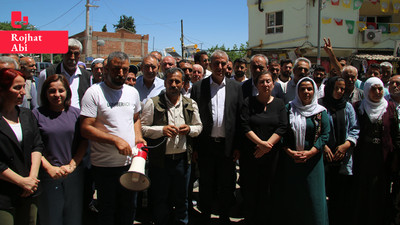 Hakkari'ye kayyım atanması Hilvan'da protesto edildi: 'Daha büyük yenileceksiniz'