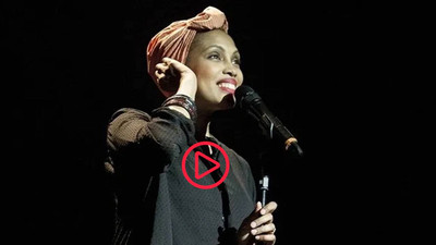 Imany'den Ankara konserinde çağrı: Ateşkes için yumruğunu kaldır, Filistin'e özgürlük