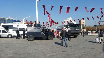 Gösteri alanları içinde Taksim yine yok