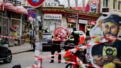 Hamburg'da Hollandalı taraftarlara kazmayla saldırı girişimi