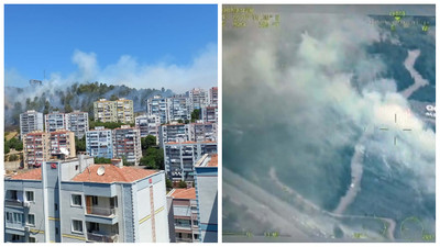 İzmir'in dört ilçesinde çıkan yangınlar kontrol altına alındı