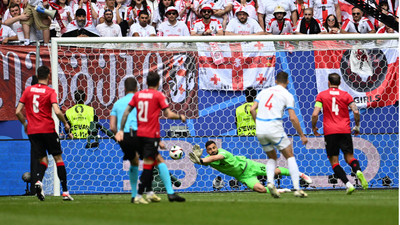 Türkiye'nin rakipleri sahada: Çekya 1-1 Gürcistan