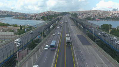 Haliç Köprüsü'ndeki çalışması erken tamamlandı: Trafiğe açıldı