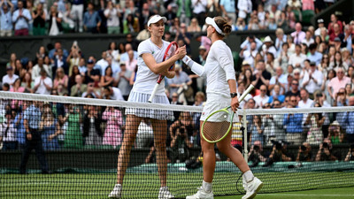 Wimbledon'da tek kadınlar finalistleri Paolini ve Krejcikova oldu