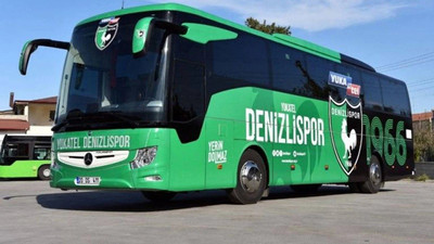 Denizlispor'un takım otobüsü internet üzerinden satışa çıktı