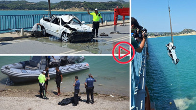 Adana'da otomobil göle düştü: Sürücü, eşi ve iki çocuğu öldü