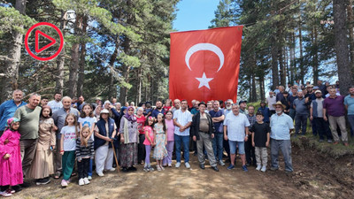 Bolu Mudurnu'da köylüler maden sahasına tepki gösterdi: 'Biz buna asla müsaade etmeyiz'