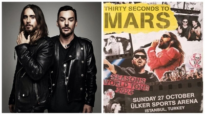 Thirty Second To Mars'ın İstanbul konserine geri sayım başladı