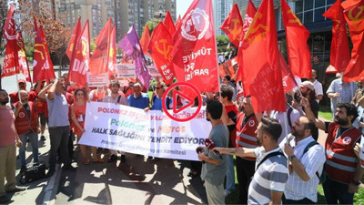 30 gündür direnen Polonez işçilerinin eylemine destek ziyareti: 'Sendika yoksa halk sağlığı yok'