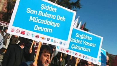 Sağlıkta şiddeti protesto eden hekimlere ceza
