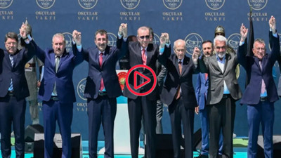 İsmi okunan kuvvet komutanları, Erdoğan ve Bahçeli de olduğu halde sahneye çıkmadı