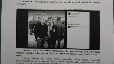 Mahkeme zafer işaretini 'PKK simgesi' saydı