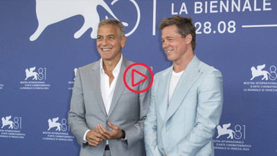 Pitt ve Clooney'nin filmi 'The Wolfs', Venedik'te dört dakika ayakta alkışlandı