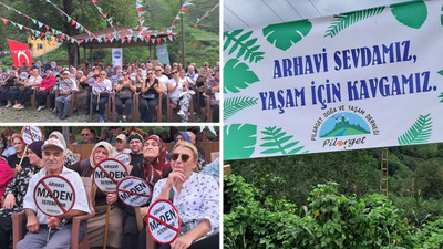 Arhavi'de 'Toprağımıza sahip çıkıyoruz' buluşması: 'Cengiz haddini bilecek ve gidecek'