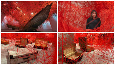 Chiharu Shiota'nın 'Dünyalar Arasında' sergisi İstanbul Modern'de