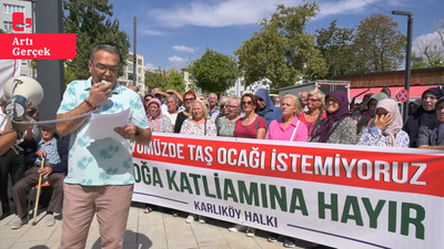 Keşan'da taş ocağı protestosu: 'Sizi Cerattepe'den, Akbelen'den, Kazdağları'ndan tanıyoruz'