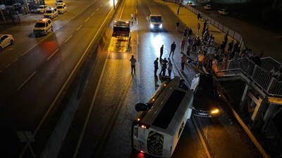 Kocaeli'nde işçi servisi kaza yaptı: 7 yaralı