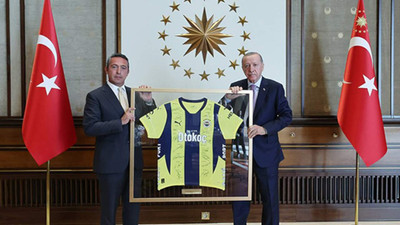 Fenerbahçe'den derbi öncesi Cumhurbaşkanı Erdoğan'ı ziyaret