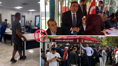 Beyoğlu Belediyesi'nin kaymakamlığa girişi engellendi, hizmet belediye önünde veriliyor