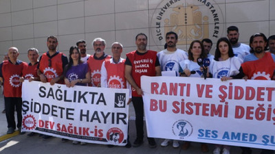 Diyarbakır’da sağlık çalışanlarına şiddete protesto: 'Sorumlu iktidar politikaları'