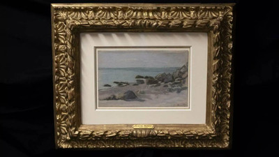 Monet'nin kayıp tablosu 'Bord de Mer' sahiplerine iade edildi