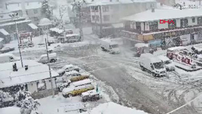 Kastamonu beyaza büründü, ilçelerde kar kalınlığı 10 santimetreyi buldu