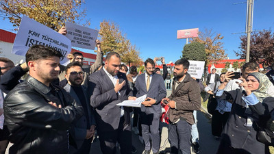 SAHA EXPO Fuarı'ndaki İsrail protestosuna polis engeli: 'Burası yeri değil'