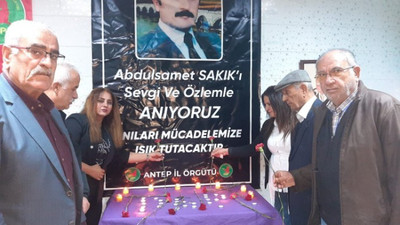 Abdulsamet Sakık katledilişinin 32'nci yılında anıldı