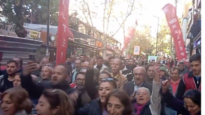 Maltepe'de kayyım protestosu