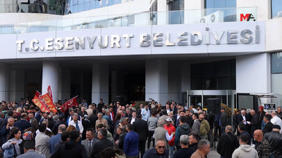 DEM Parti Esenyurt Belediyesi'nin önüne çağrı yaptı: 'Kayyım rejimi halk iradesine darbedir'