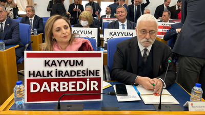 Bütçe görüşmelerinde CHP ve DEM milletvekillerinden kayyım protestosu