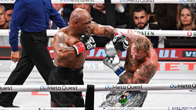 Jake Paul, ağır sıklet boks müsabakasında Mike Tyson'ı mağlup etti