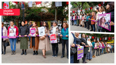 Mersin'de kadınlardan şiddete karşı yaşam zinciri: 'Özgür toplum kadınların mücadelesiyle inşa edilecek'