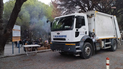 Efes'te ‘Meryem Ana’ nöbeti: Belediyenin araçları girişi kapattı