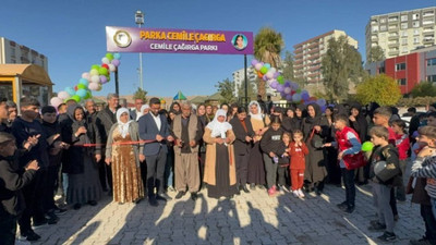 Cizre'de 'Cemile Çağırga Parkı' açıldı: 'Unutmayacağız, yaşatacağız'