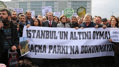 'Maçka Parkı'nı yok ederseniz biz de belediyeyi parka çeviririz'