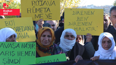 Sınırda barış nöbeti: 'Rojava'daki ortak yaşam sisteminin boğulmasına izin vermeyeceğiz'