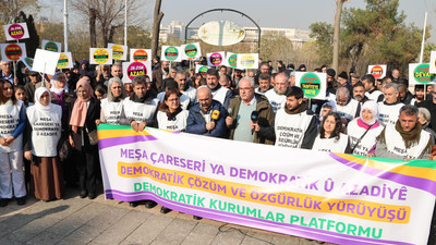 Özgürlük ve çözüm' yürüyüşü Antep'te: 'Çözümde ısrarcıyız, kazanacağız'