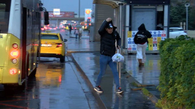 İstanbul'da yağmur etkili oluyor